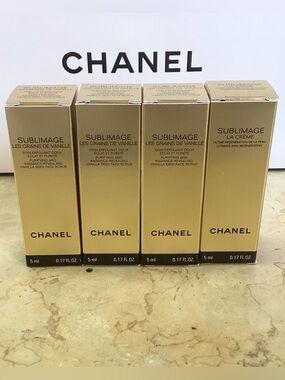 3 CHANEL Sublimage Les Grains De Vanille Travel Face Scrub 1 La Cream Sublimage